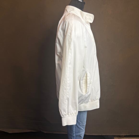 Vintage 1990s Architect JCPenney Men’s M White Bomber Jacket Made in Hong Kong - Picture 7 of 14